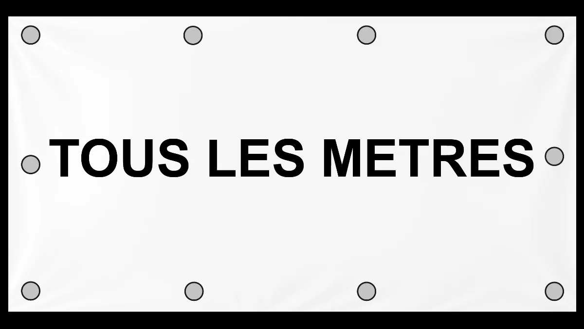Tous les mètres
