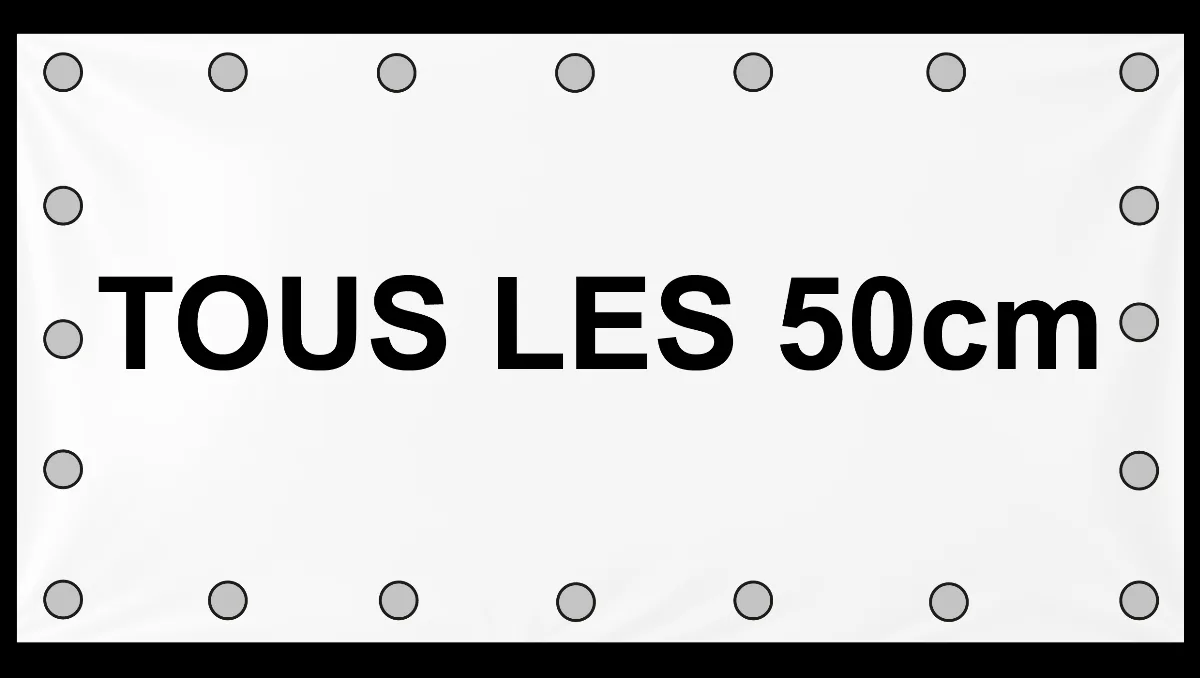 Tous les 50cm