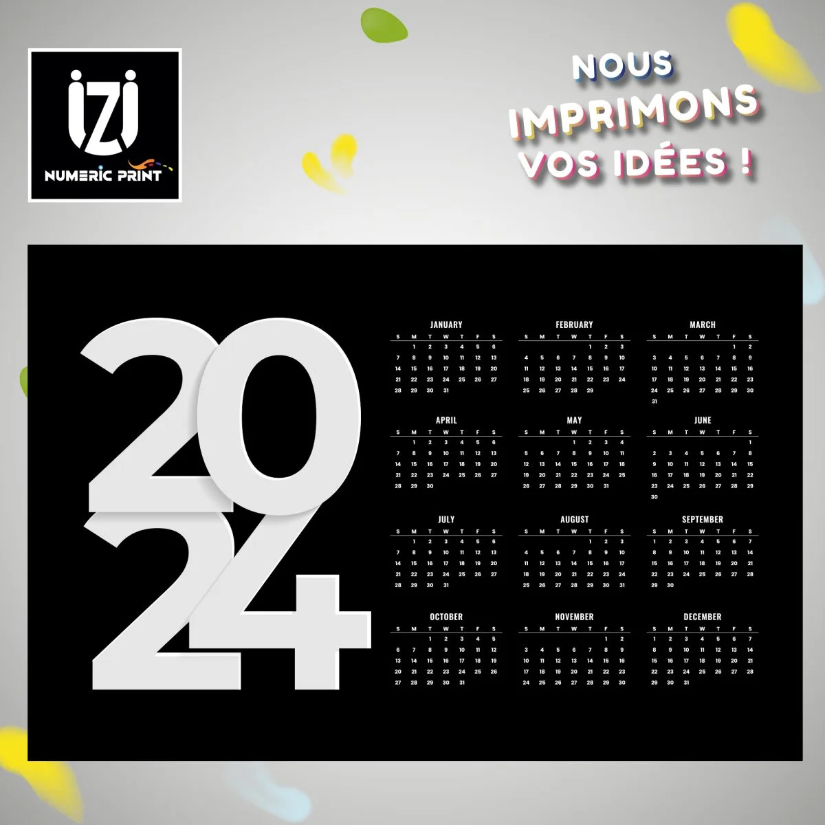Calendrier Mural