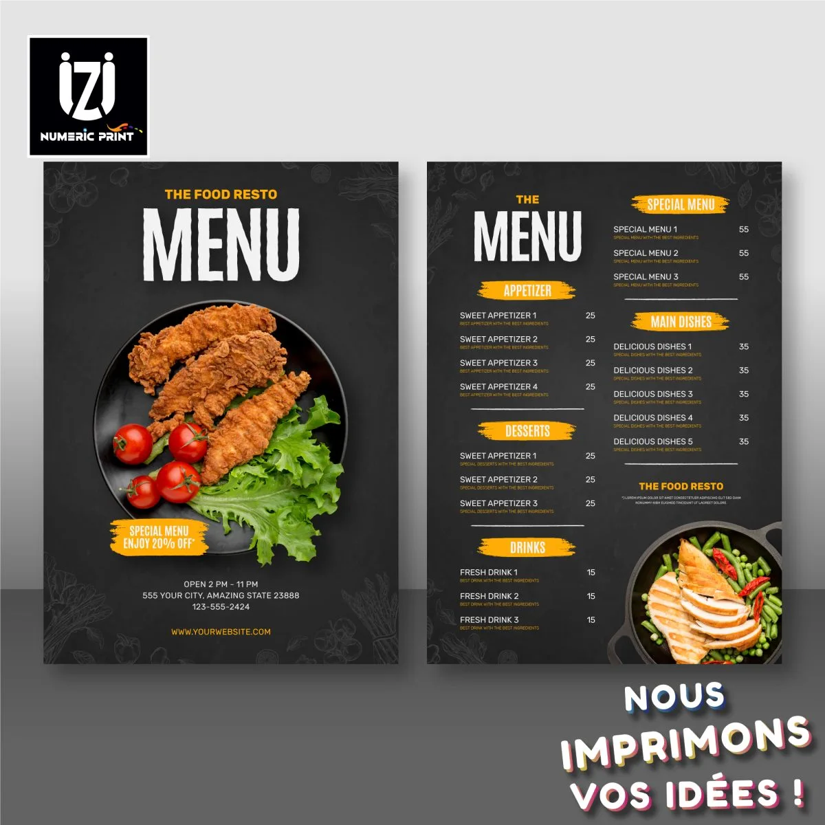 Carte Menu