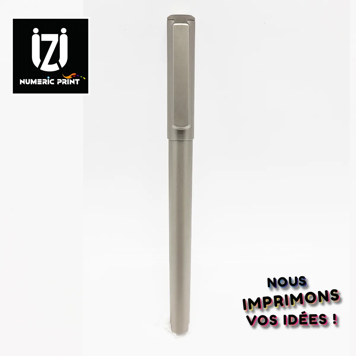 Stylo Métallique à Capuchon
